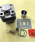 Essential Cylinder Piston Ring Pin Needle Roller Bearing Kit Compatible With G35L G3K BC 3402 4700 Units Keeps Your Rig Running Smooth Like A Dream And Prevents Breakdowns So You Can Finish Strong With Total Reliability For Sure., piston kit parts on yellow background