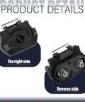 TLR1 HL Battery Door Replacement For Streamlight TLR1 And TLR2 Tactical Flashlights with 691136 Pressure Switch, front and back view
