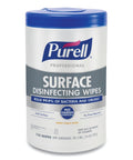 Professional Surface Disinfecting Wipes Fresh Citrus Scent 7 X 8 Inches 110 Wipes Per Canister Ideal For Office, School, And Healthcare Use Fast Acting Disinfection For High Traffic Surfaces