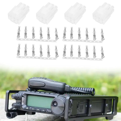 Four 6 Pin Rotor Control Plug Sets For Yaesu Antenna Rotators Compatible With G 800SA DXA, G 1000SA DXA, and more