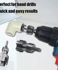 4 In 1 Water Pipe Wrench with Integrated Internal and External Threading, Pipe Tapping and PVC Threader for 1/2 Inch and 3/4 Inch Pipes