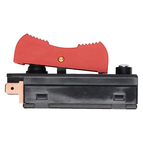 Heavy Duty Workhorse Switch Replacement For Demolition Hammers Dh1020vc And 11335k view from the side showing red handle and metal contacts.
