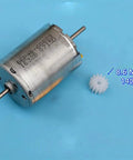 Dual Output Shaft DC Motor With Carbon Brush Dope Mini Precision For DIY RC Cars Toys And More 6V Nominal 3100 RPM