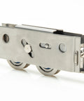 Tandem Patio Door Roller With Stainless Steel Sealed Bearings And 1.25 Inch Wheels For Wood And Vinyl Doors, side view