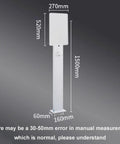 Badass EV Charger Protection Box For Outdoor And Garage Storage, Rain Resistant Heavy Duty Steel Cover dimensions 1500mm tall, 270mm wide.