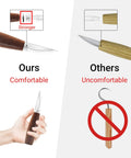 Comparison of Starter Friendly Wood Whittling Kit For Adults And Beginners With 3 Whittling Knives showcasing ergonomic design