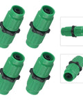 Expandable Garden Hose Repair Kit With Multi Function Connectors And Fittings, 25 Feet To 100 Feet, shown in green.