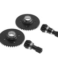 Front and rear differential gear set with 42T ring gear and 13T pinion gear helical teeth 20Cr steel CNC machined upgrade for XMAXX 6S RC trucks