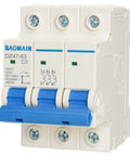 Three Pole 3 Amp DZ47-63 C3 Miniature Circuit Breaker For DIN Rail Mount 400V AC Distribution Panels Perfect For Lighting And Power Circuits Fast Reliable Trip High Breaking Capacity Pro Grade MCB