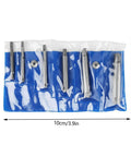 Premium Tap Extractor Set Makes Removing Stripped Or Broken Screw Heads A Total Breeze With This High Speed Steel Kit Perfect For Home Repair Jobs Involving Industrial Bolts And Tough Metal Fasteners That Just Won't Budge. 5cm x 10cm HSS tap extractor set in blue pouch