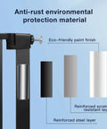 Wide Range Baby And Pet Safety Gate For Doorways And Stairs With 29.5 To 51.5 Inch Width, layered materials image