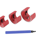 Go To Copper Tubing Cutter Set With One Half Inch, Three Quarter Inch And One Inch Cutters For Auto Brake Lines And Cooling Lines