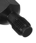 Close-up of Heavy Duty Thread Repair Insert Kit For Car Engines, 2 Piece Steel Rethreading Tool Set tip, Universal Auto Repair
