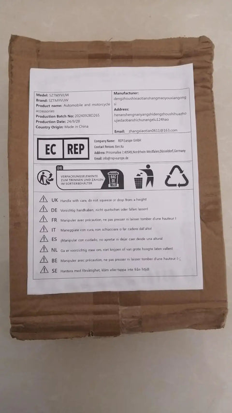 Chevrolet Bolt EV Electric Water Pump For Coolant Circulation And Engine Cooling Auxiliary Heater Pump Direct Fit Replacement 13592753 packaging with warning labels and product details.