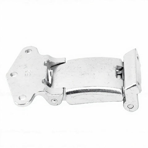 Heavy Duty Steel Rear Door Hinge Straight Swap Fit For Daily 2014 Onward Commercial Rig Built Tough close-up view of hinge