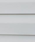 Smooth white vinyl siding showing self adhesive vinyl siding patch kit paintable white patches cut to fit cover cracks and holes