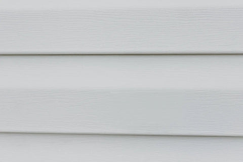 Smooth white vinyl siding showing self adhesive vinyl siding patch kit paintable white patches cut to fit cover cracks and holes