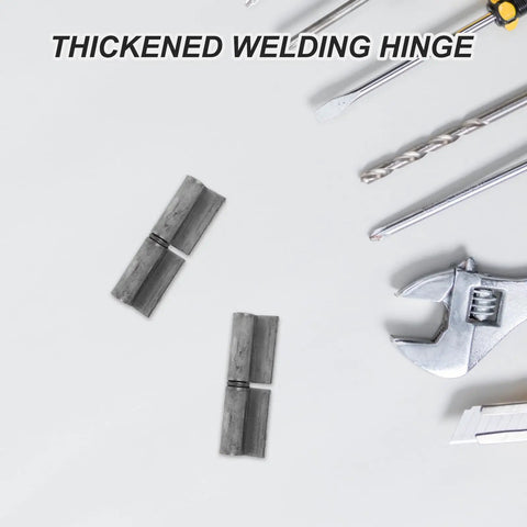Ten Pack Three Inch Steel Weldable Flag Hinges Heavy Duty Detachable Set For Gates Trailers And Utility Equipment With Rugged Weld Quality Easy Install And Strong Load Bearing, weldable steel hinge parts