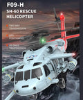 SH60 Seahawk 8CH RC Helicopter One Forty Seventh Scale flying with scenic background and GPS Return To Home feature