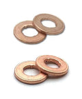 Sick Heat Resistant Flat Copper Washers 20pcs 7x15mm common rail injector seals, stacked copper washers