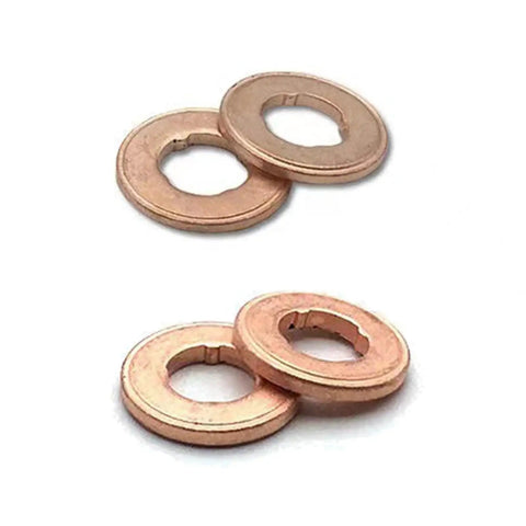 Sick Heat Resistant Flat Copper Washers 20pcs 7x15mm common rail injector seals, stacked copper washers