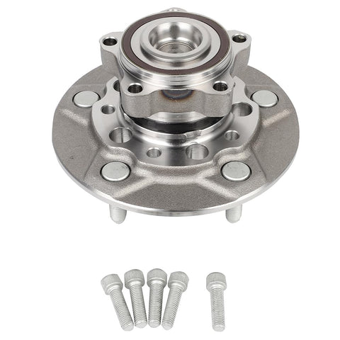 Front Wheel Bearing And Hub Assembly For Ford Transit 150 250 350 And 350 HD 2015 To 2019 With ABS 5 Lug Bolts Front Position Direct Fit Replacement Reliable