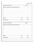 Red Hardbound Maintenance Log Book 8x10 Inches 120 Pages Lays Flat Archival Paper Acid-Free Section Sewn Durable Gear Journal for Home Shop Or Fleet Made in USA by Veteran-Owned Team, interior log page