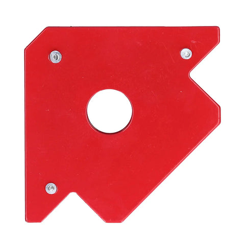 Heavy Duty 4 Pack Welding Positioner With 25 Lb Magnetic Hold For Multi Angle Soldering Assembly And Pipe Installation At 45 90 135 Degrees in red color