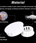190 Pcs Nylon Plastic Hole Plugs Set Nine Sizes From One Fifth Inch To One Inch with flame-retardant and locking design