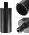 One And One Quarter Inch Seven Female To Five Eighth Inch Eleven Male Thread Core Drill Bit Adapter in black metal