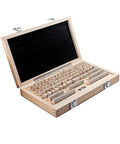 Heavy Duty HSS Gauge Block Set Packing Top Shelf Precision And Dead On.01mm Calibration For Router Table Saw Woodworking Rock Solid Measurement Kit 87 Piece Precision Tool Gear in wooden case.