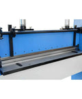 Heavy Duty 50 Ton Hydraulic Press Brake Bender For Metal Fabrication 220V Three Phase Two Cylinder 51 And A Quarter Inch Blade