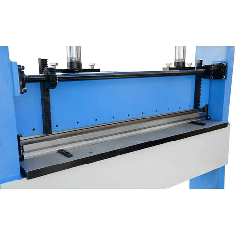 Heavy Duty 50 Ton Hydraulic Press Brake Bender For Metal Fabrication 220V Three Phase Two Cylinder 51 And A Quarter Inch Blade