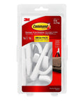 Packaging of Large Utility Hook Mega Pack 14 Count For No Fuss Damage Free Hanging Holds Strong On Painted Walls Wood Tile And More