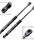 Pair Of Universal Gas Lift Supports, 12 Inch Extended, 30 Pound Force, durable gas struts with black finish for easy installation.