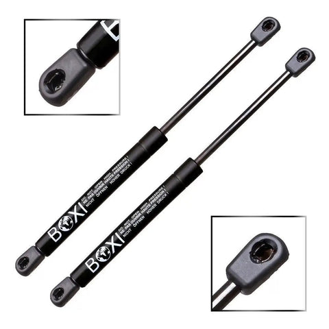 Heavy Duty Rear Glass Window Lift Struts 2 Pack For Infiniti QX4 And Nissan Pathfinder No Sweat Swap Hatch Back Door Gas Shock Supports. Close-up of strut ends.