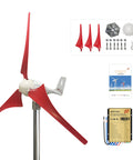 Wind Turbine Wheel Hub And Cap Kit With 3 Blades For Horizontal Turbines DIY Friendly Windmill Accessories 100W To 1000W Includes Screws And Nuts
