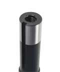 Close-up of Three Quarter Inch R8 Shank Shell Mill Arbor Adapter Replacement For Bridgeport Machines, threaded top view.