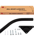 Attic Adjustable Weatherproof Outdoor TV Antenna Mounting Pole With Universal Brackets and mounting hardware set