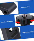 Close-up of Woodworking T Slot Clamp Quick Release Hold Down Tool For T Track Carpentry Positioning with aluminum alloy material