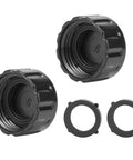 12 Pack Brass Garden Hose End Caps with Washers Three Quarter Inch Female End Caps shown with washers