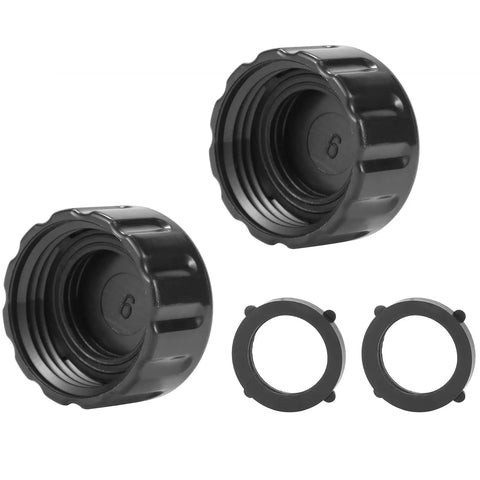 12 Pack Brass Garden Hose End Caps with Washers Three Quarter Inch Female End Caps shown with washers