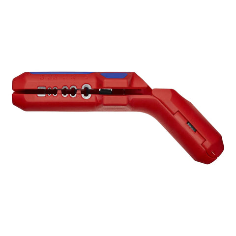 Ergostrip Universal Wire Stripping Tool for Right Handed Pros 135 mm Pro Grade Pistol Grip with ergonomic design, side view