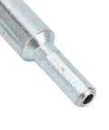 Close-up of Pro Grade Power Drill Wire Stripper Adapter For Electricians, made from durable steel for effective wire stripping.