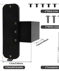 Anti Theft Video Doorbell Mount No Drill Outdoor Bracket With Screws and Screwdriver for secure camera installation