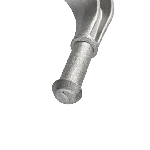 Upgrade Your Ride With These Heavy Duty Rear Exhaust Bracket Hanger Kits For 2019-2025 Ram 1500 Trucks Big Horn Laramie Rebel And Tron. Perfect Fit For All Engine Options Including The Beastly 6.2L Supercharged V8, Ensuring Solid Performance And Easy aluminum exhaust hanger bracket close-up, rear mount end