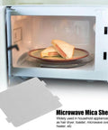 Microwave Mica Sheet Set 10 Pcs High Heat Resistant Insulation in microwave with sandwich, protects magnetron from sparks and grease.