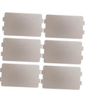 Six Pack Microwave Oven Mica Sheets Heat Insulation Pads Easy Cut Splatter Guard Replacement image