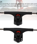 7 Inch Bridge Skateboard Bracket Pair For Dancing Longboards, Beefy Aluminum Alloy Long Trucks For Electric Skateboards