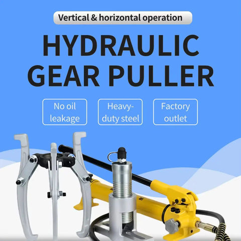 Kick Serious Resistance With This Beefy Hydraulic Gear Puller Outfitted With A Remote Pump And Long Hose To Tuck Into Cramped Workspaces.